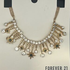 Forever 21 Gold and Silver Star Necklace